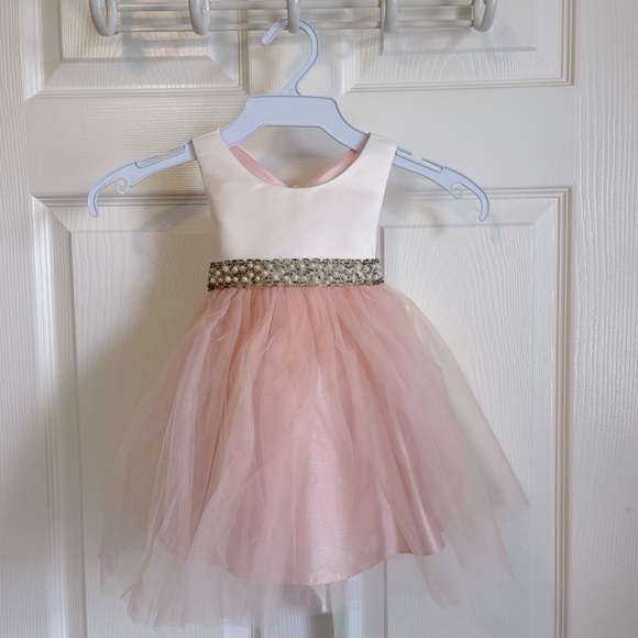 Silk Top Tulle Bottom Dress - Picture 12 of 12